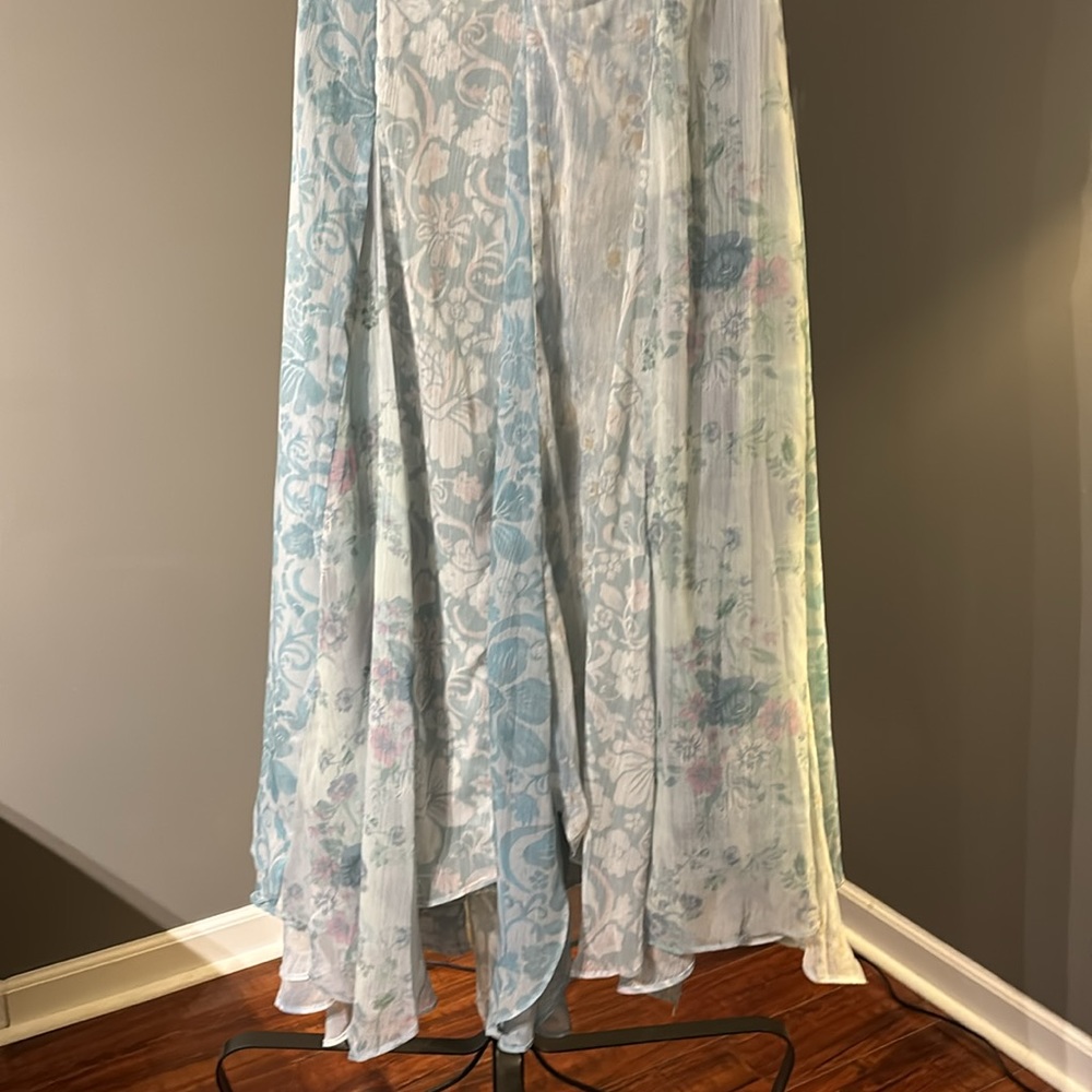 NWOT Free People Gorgeous mixed media ocean combo  heart to heart midi dress. 4 - Picture 14 of 16